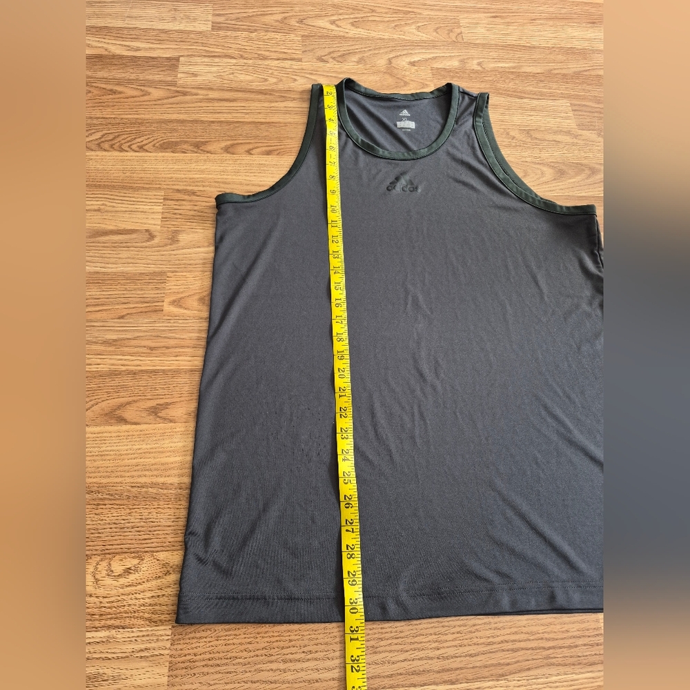 Adidas Men's Grey Tank Top - Picture 6 of 7
